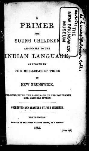 A primer for young children