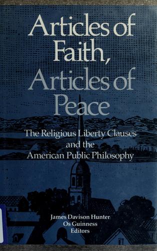Articles of faith, articles of peace