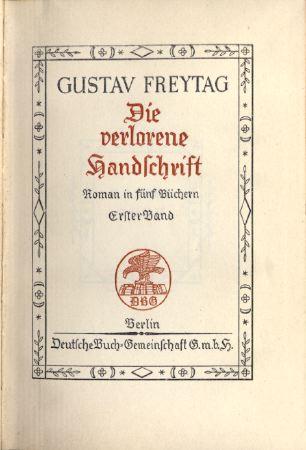 Die verlorene Handschrift
