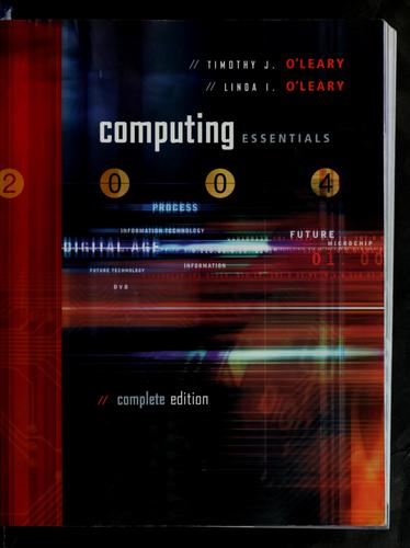 Computing essentials 2004