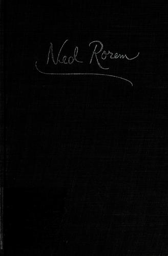 The Paris diary and the New York diary, 1951-1961