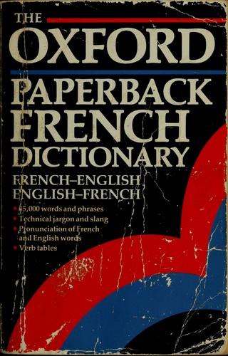 The Oxford paperback French dictionary