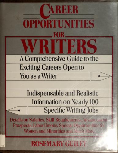 Career Opportunities for Writers