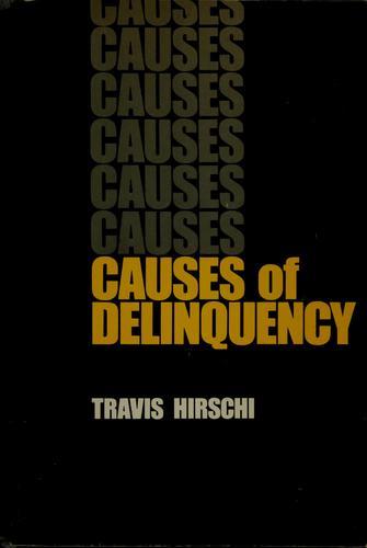 Causes of delinquency
