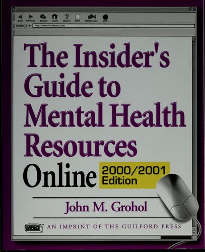 The Insider's Guide to Mental Health Resources Online