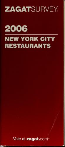 New York City Restaurants 2006