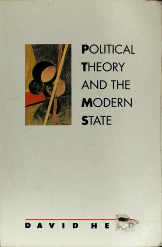 Political theory and the modern state