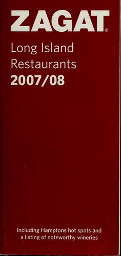 Zagat 2007/08 Long Island Restaurants