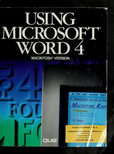 Using Microsoft Word 4.