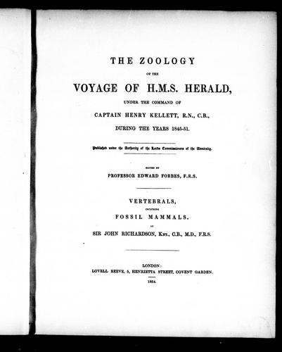 The Zoology of the Voyage of H.M.S. Herald
