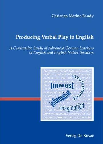Producing Verbal Play in English