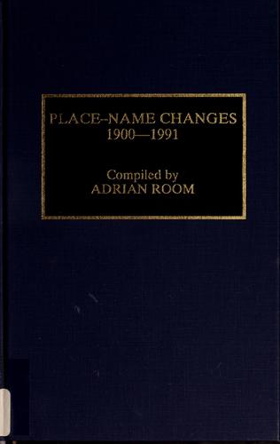 Place-name changes 1900-1991
