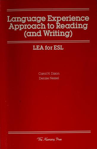 Language experience approach to reading (and writing)