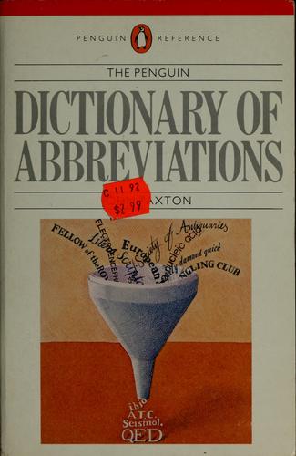 The Penguin dictionary of abbreviations