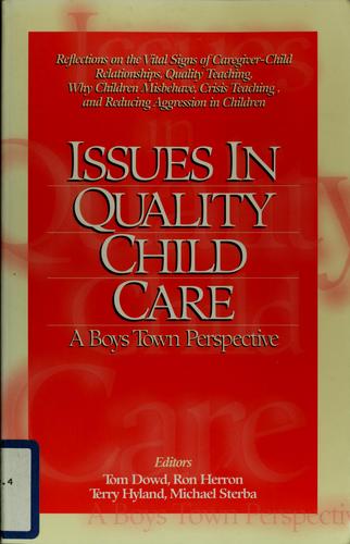 Issues in quality child care