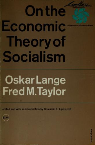 On the Economic Theory of Socialism