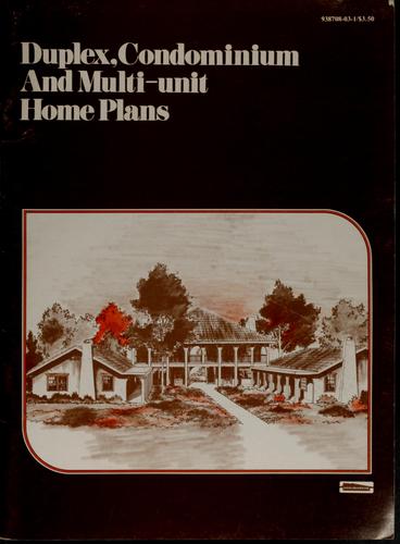 Duplex, Condominium and Multi-Unit Home Plans