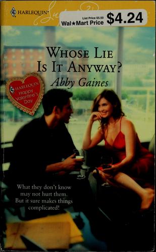Whose Lie Is It Anyway?