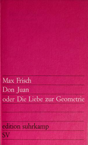 Don Juan oder Die Liebe zur Geometrie