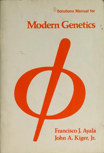 Solutions Manual: Modern Genetics