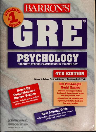 Barron's GRE psychology