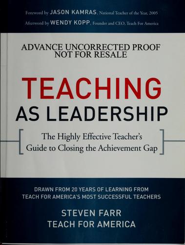 Teaching as leadership