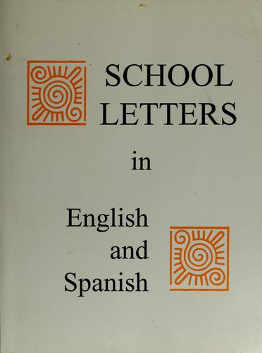 School letters in English and Spanish