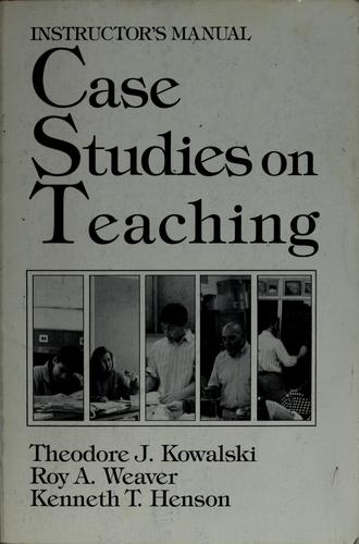 Case Studies on Teaching
