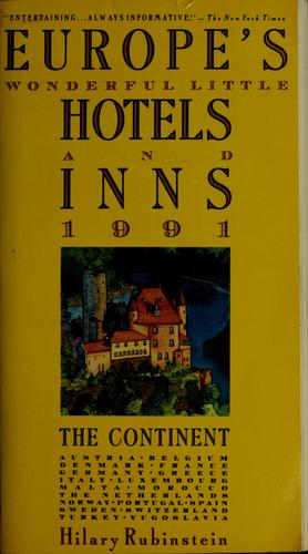 Europe's Wonderful Little Hotels & Inns, 1991