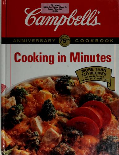 Cooking in minutes