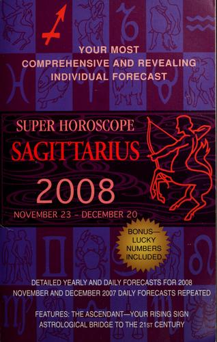 Sagittarius Super Horoscope 2008