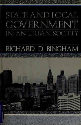 State and local government in an urban society