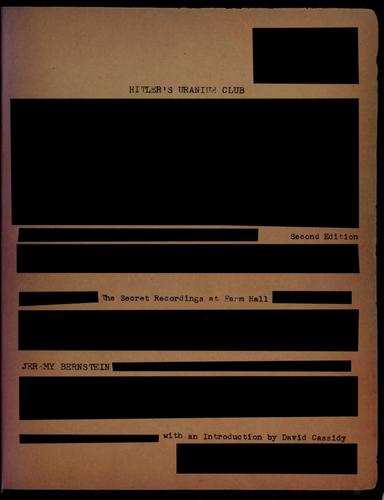 Hitler's Uranium Club