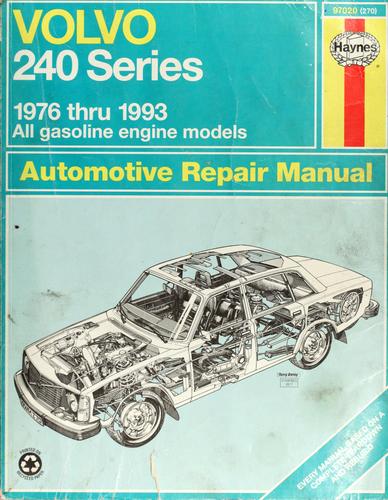 Volvo 240 Series Automotive Repair Manual