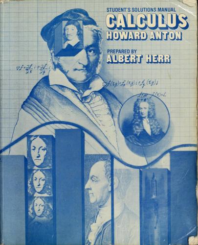 Student's Solutions Manual to Accompany Calculus, with Analytical Geometry
