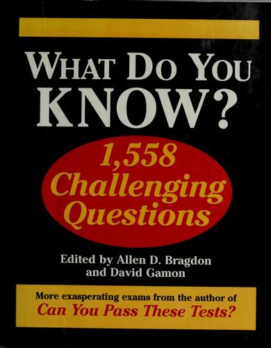 What Do You Know?