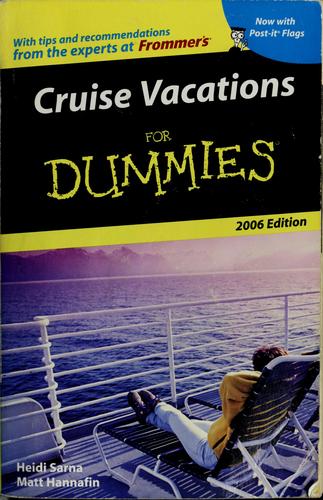 Cruise Vacations For Dummies