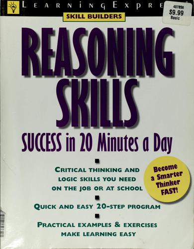Reasoning Skills Success in 20 Minutes a Day