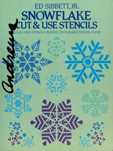 Snowflake Cut & Use Stencils