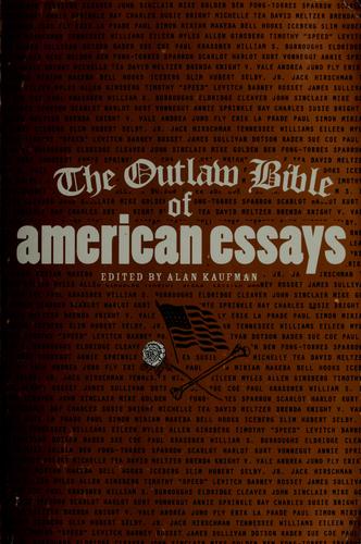 The Outlaw Bible of American Essays