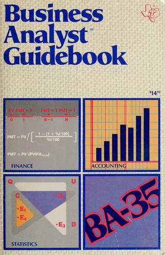Business Analyst guidebook