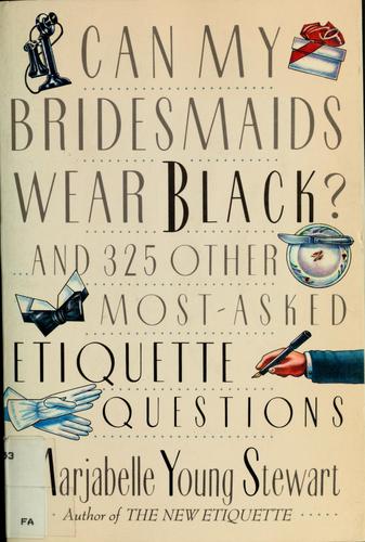 Can My Bridesmaids Wear Black?