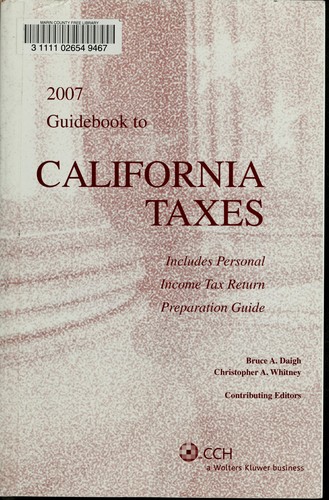 Guidebook to California Taxes 2007