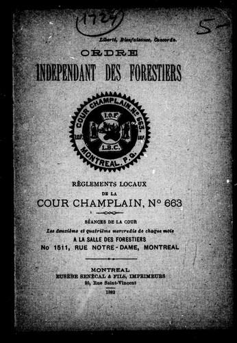 Ordre indépendant des forestiers