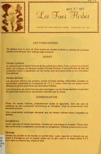 Les fines herbes