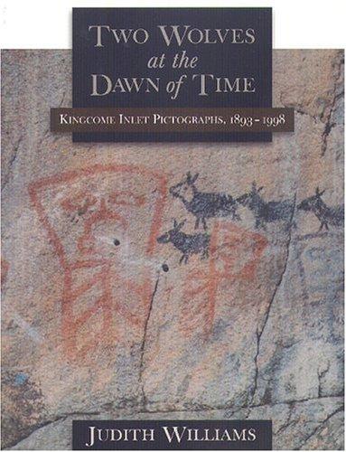 Two wolves at the dawn of time