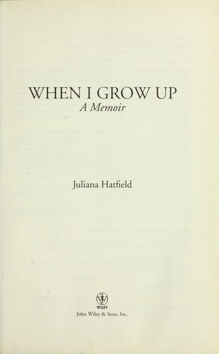 When I grow up