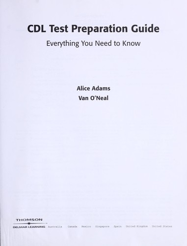 CDL Test Preparation Guide