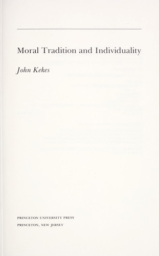 Moral tradition and individuality