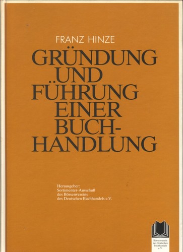 Gründung und Führung einer Buchhandlung